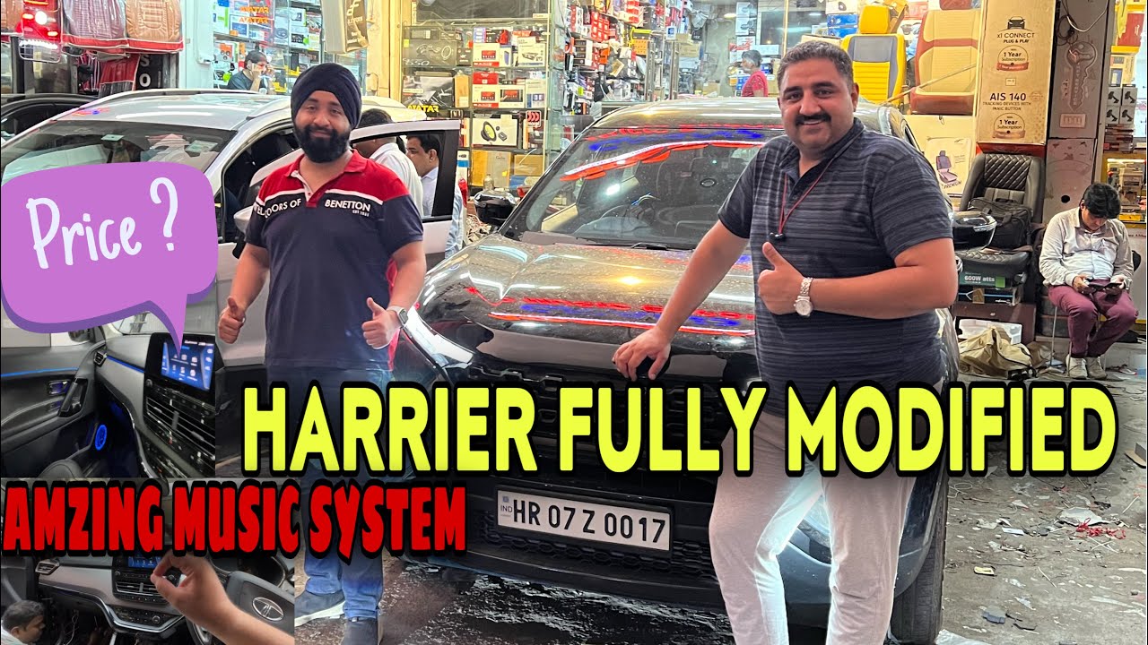 HARRIER FULLY MODIFICATION | ACCESSORISES | BEST MUSIC SYSTEM EVER