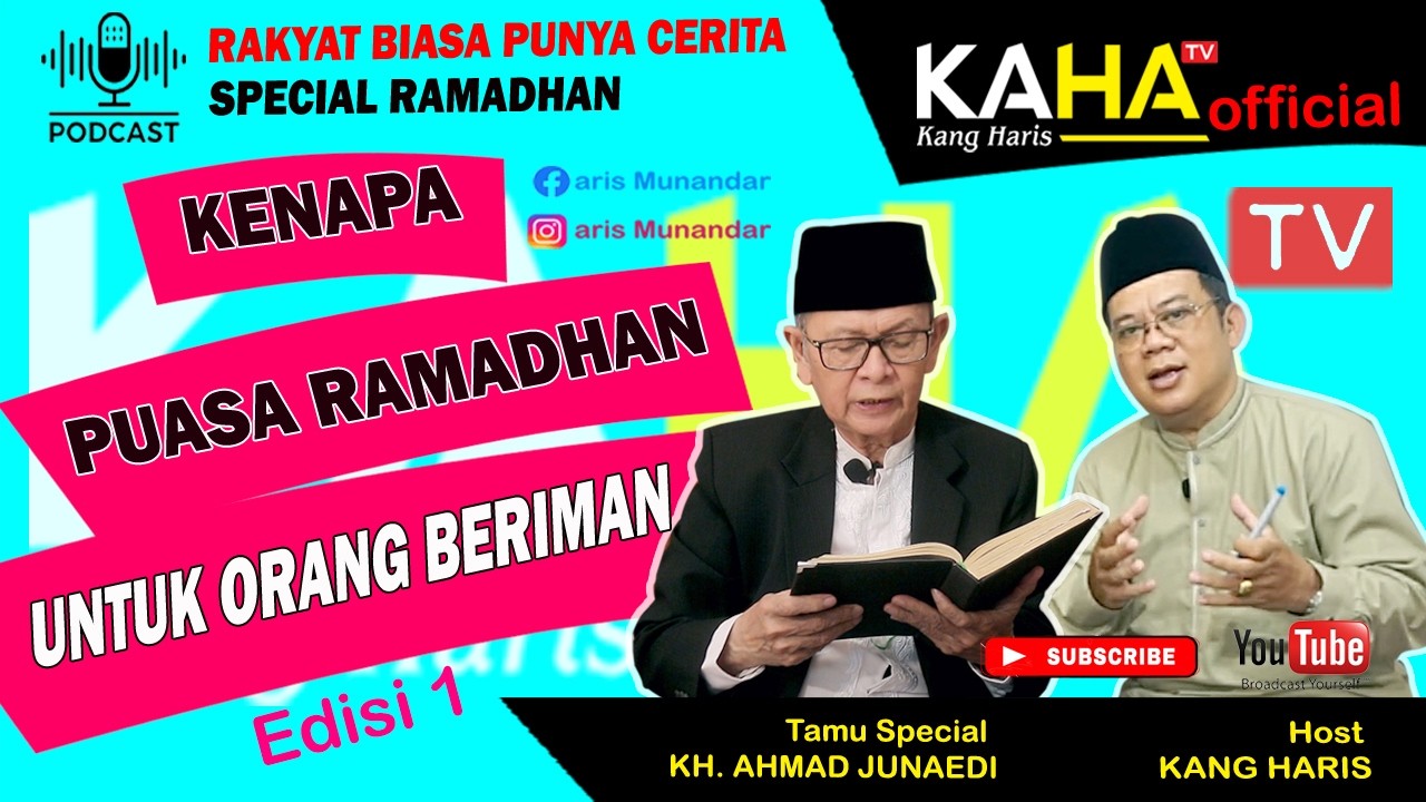 KENAPA ALLAH MEMERINTAHKAN PUASA RAMADHAN? II  RAKYAT BIASA PUNYA CERITA EDISI RAMADHAN Part. 1