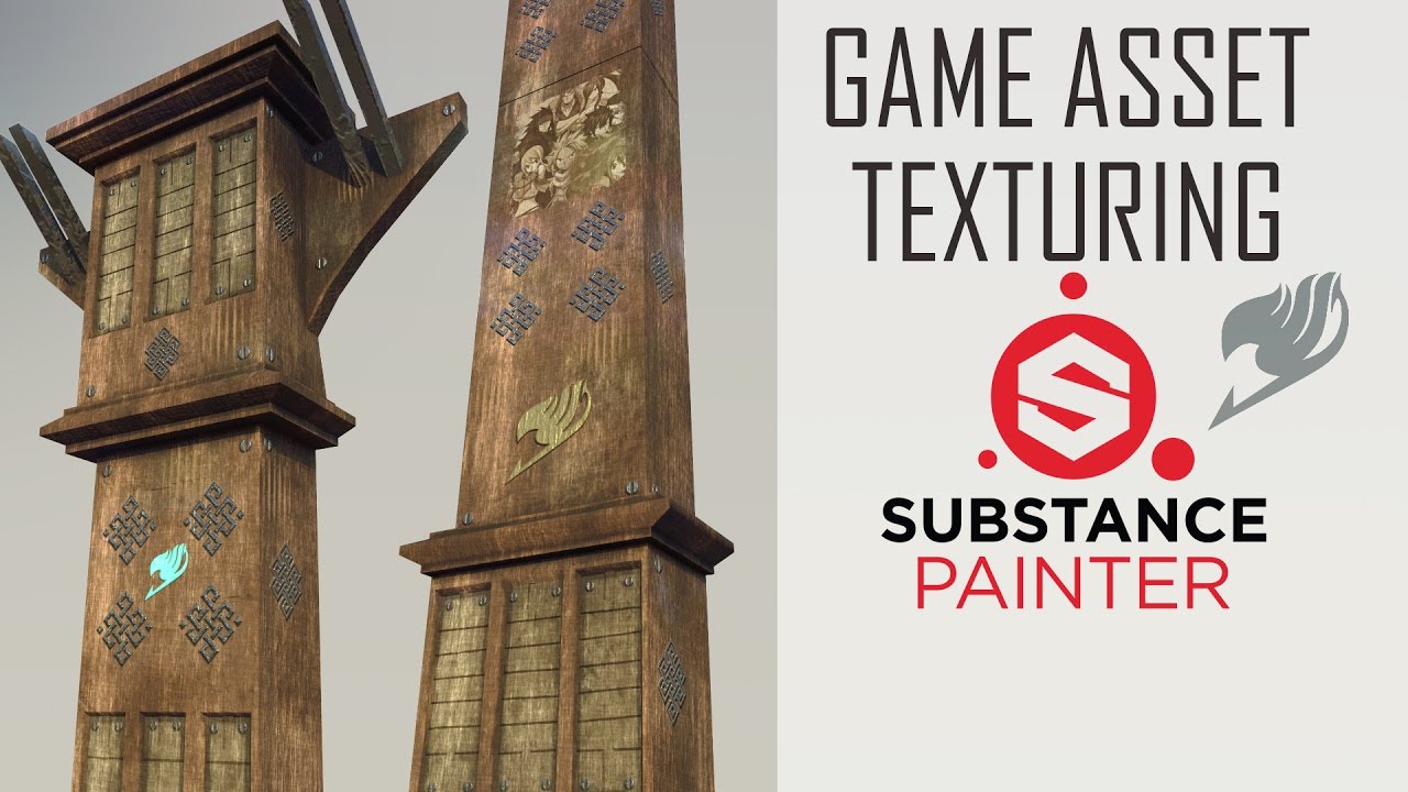 Game Asset in Substance Painter ~ 3D Texturing
