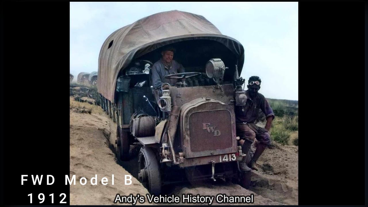 FWD Model B 4x4  1912 🇺🇲  ( 5 Minute ish History EP 1 S 13 )