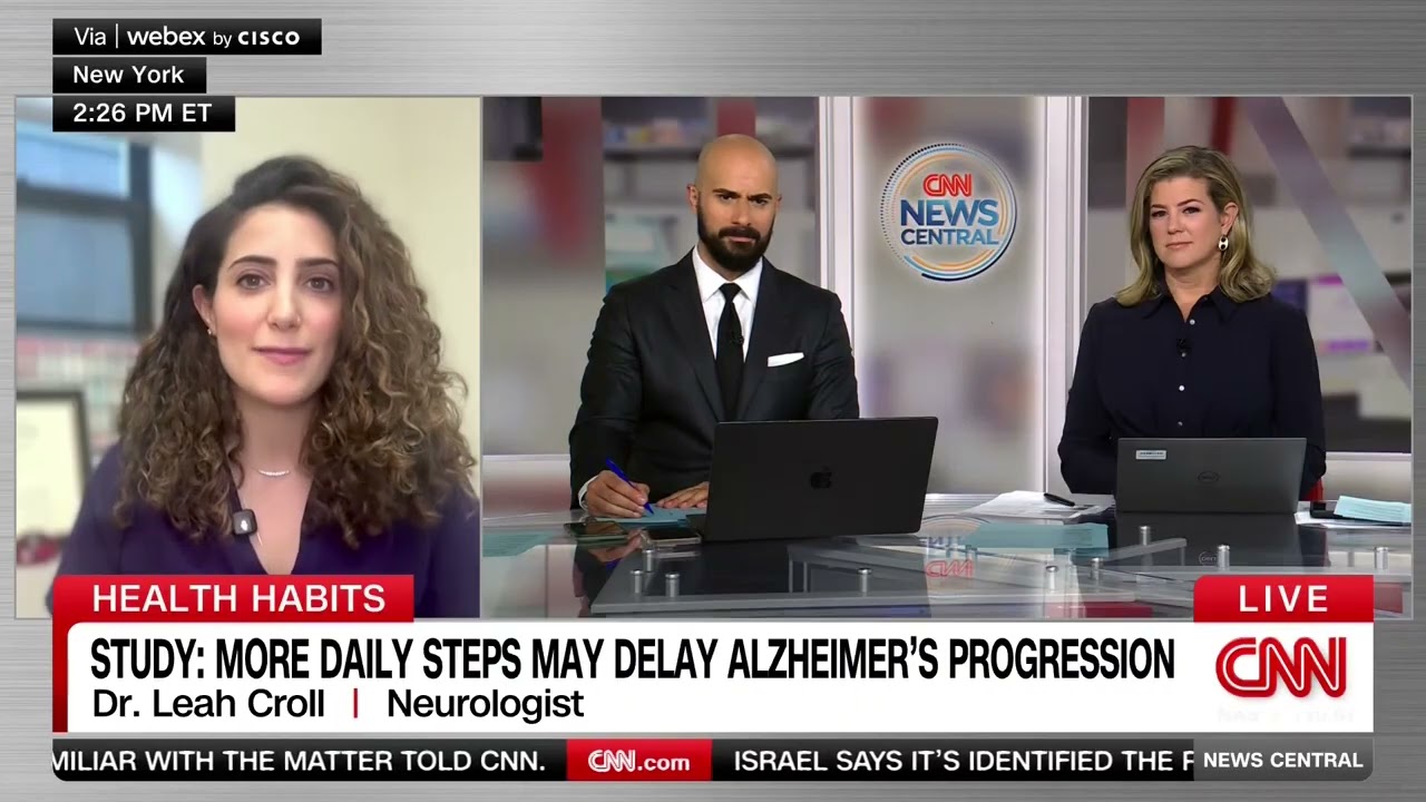 CNN: Leah Croll  on new Alzheimer's study