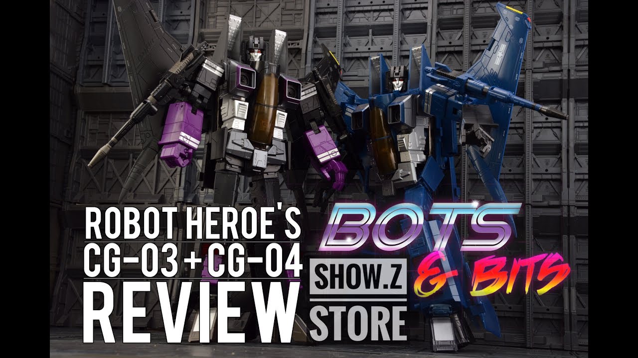Robot Heroe's CG03 Skywarp & CG04 Thundercracker EPIC combined review!!!