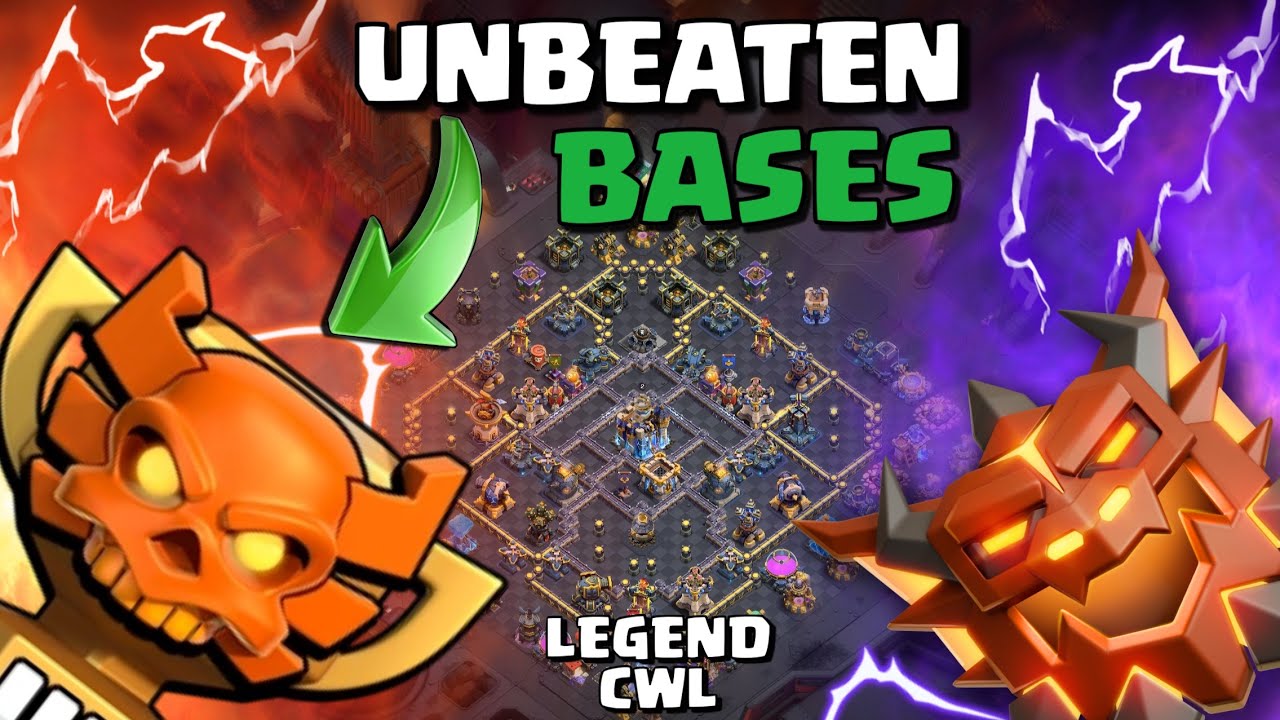 NEW TH18 WAR BASES | UNBEATEN TH18 CWL & LEGEND BASES IN CLASH OF CLANS