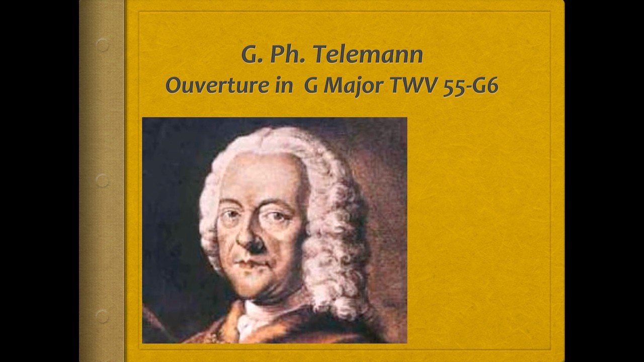 Telemann, Ouverture Suite in G major, TWV 55:G6 - Video Score