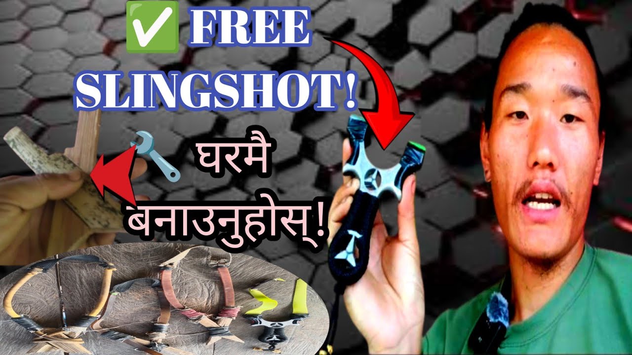 🎯 Slingshot Giveaway & कसरी बनाउने Handmade Slingshot? | गाउँकै कला 🤲🔥