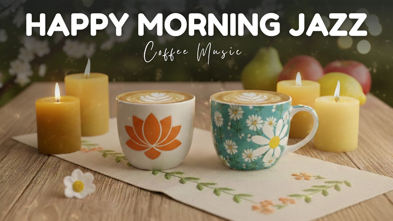 Morning Jazz Music ☕ Delicate Spring Coffee Jazz & Bossa Nova Instrumental for Work, Study & Relax