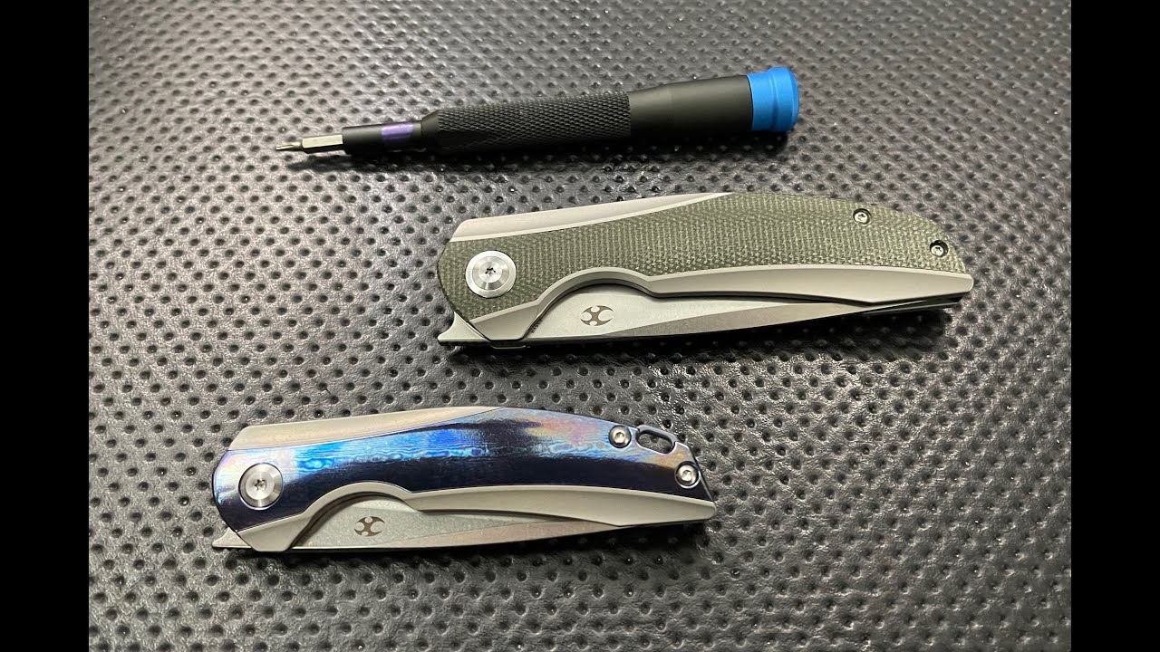 How to dissemble and maintain the Kansept Knives Accipiter and Mini Accipiter Pocketknife