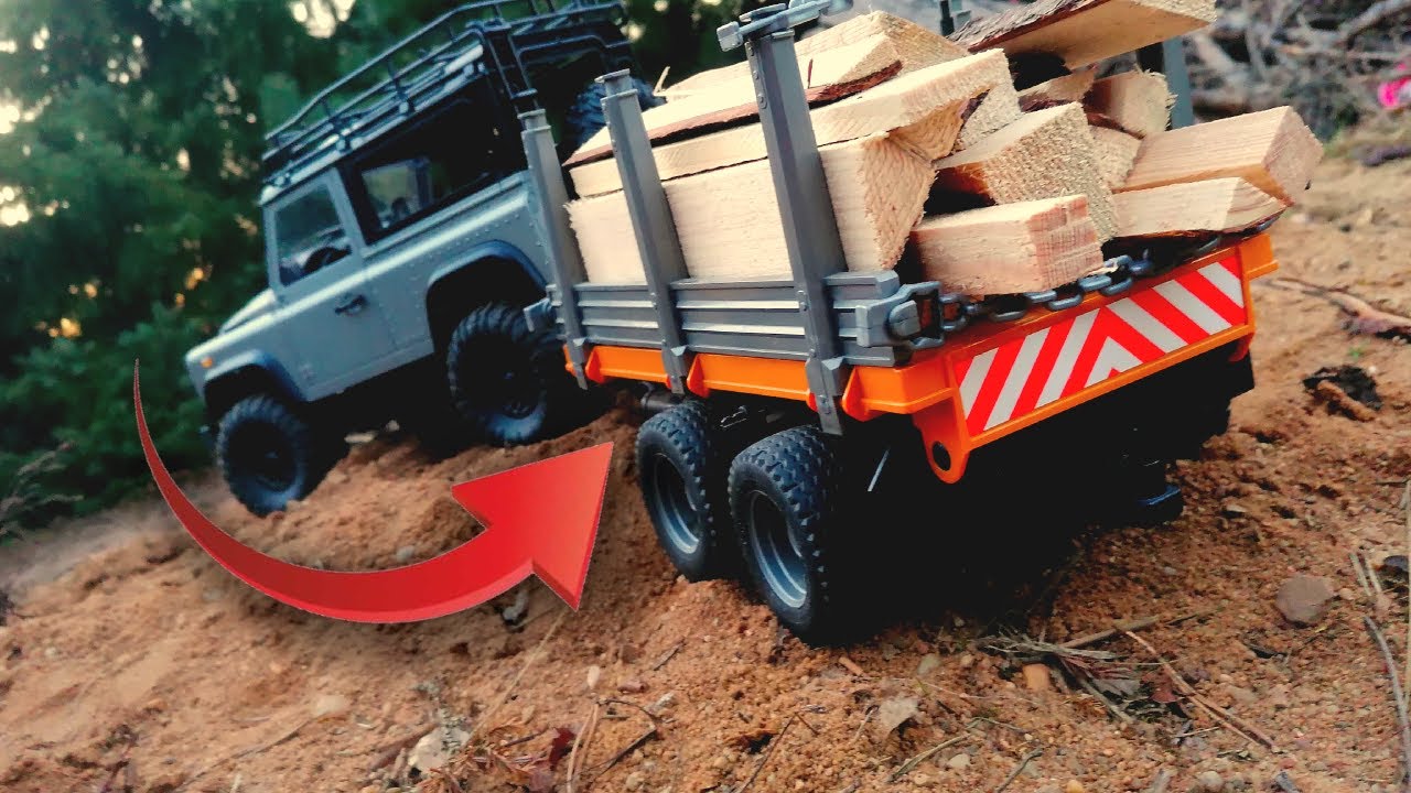 MN99S + 1KG TRAILER !!! [THE BEST RC CRAWLER FOR 50$] #4