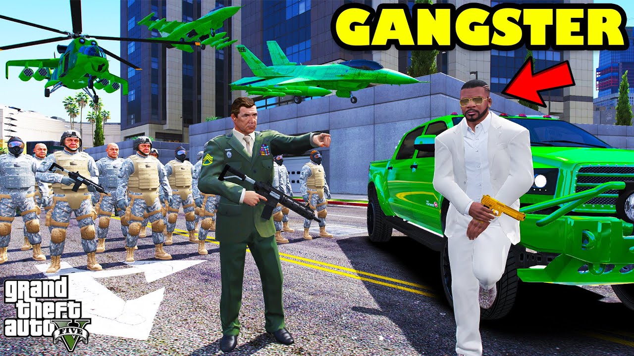 Franklin Alone Fight The Entire Corrupt Duggan Army In GTA 5 | SHINCHAN and CHOP