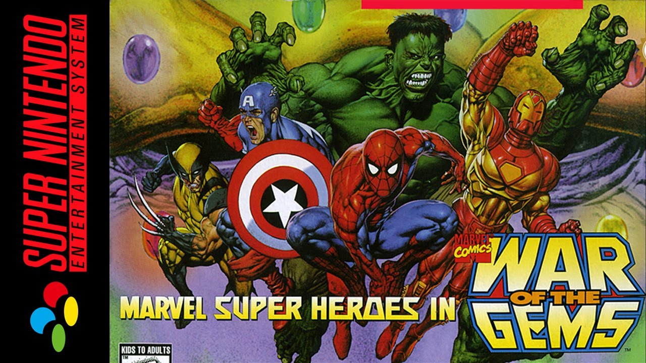 [Longplay] SNES - Marvel Super Heroes: War of The Gems (4K, 60FPS)