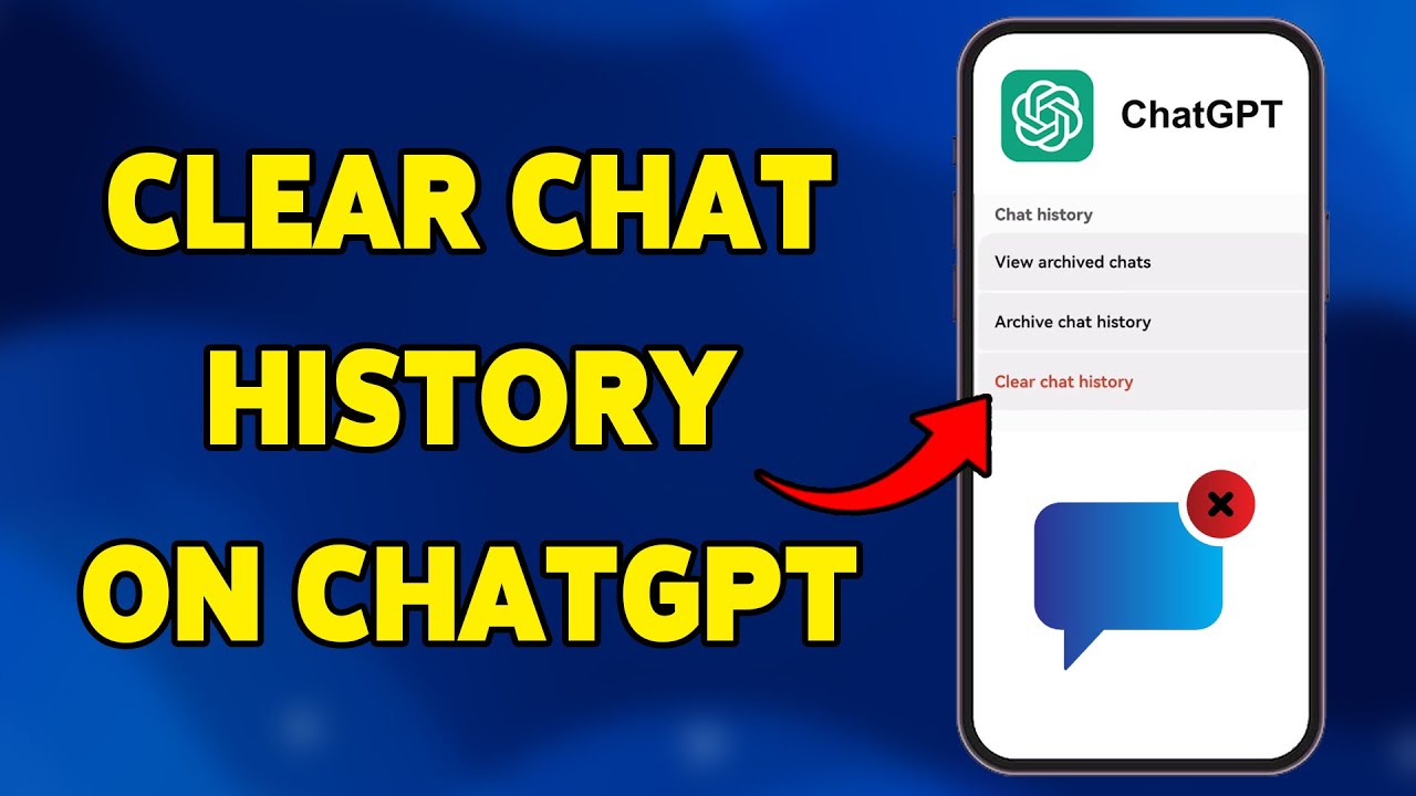 Как очистить историю чата в ChatGPT | Удаление прошлых разговоров в ChatGPT 2026