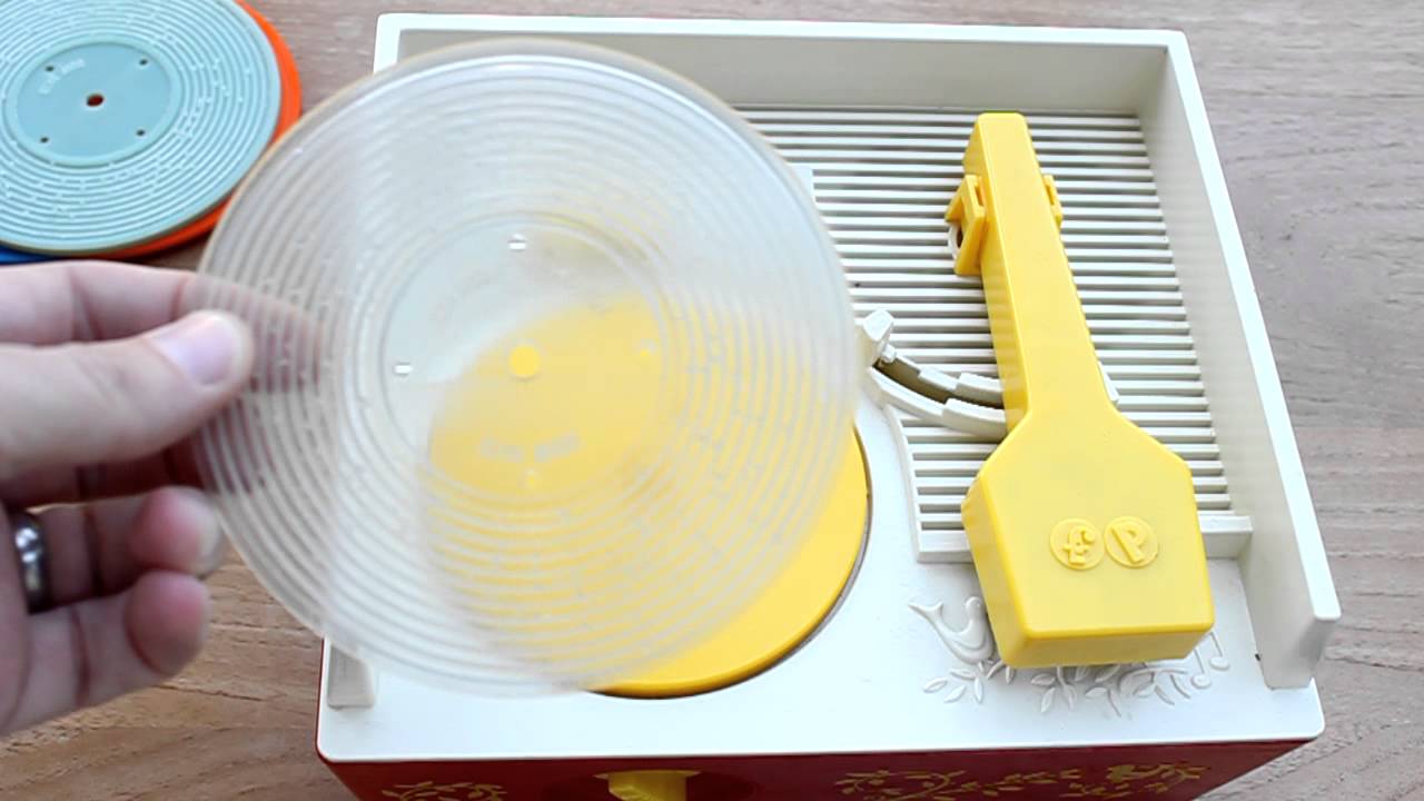 3D printed custom disc for a 1970s Fisher Price record player