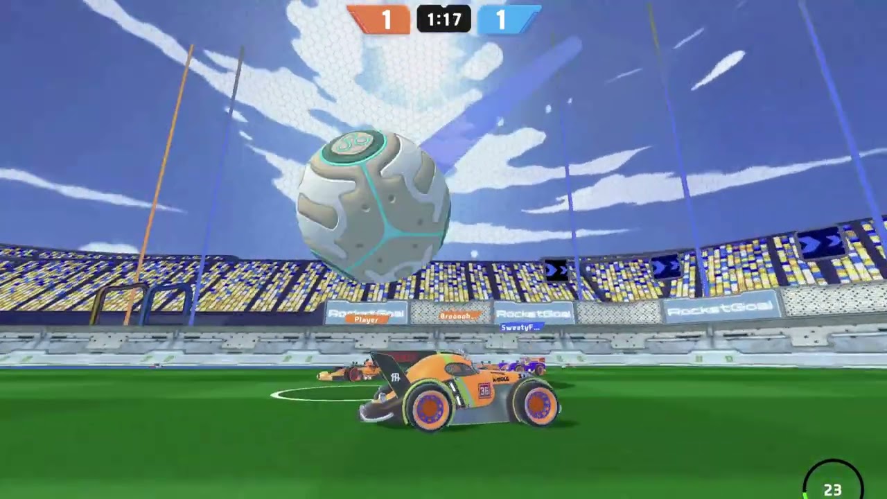 3 v. 3 Epic Match in Rocket Goal.io