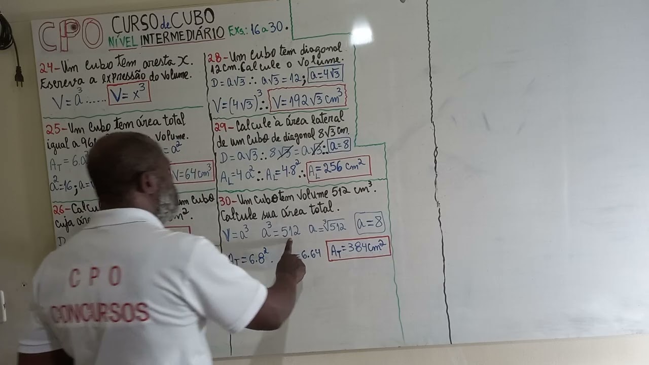 CURSO DE CUBO, NÍVEL INTERMEDIÁRIO, AULA 30.