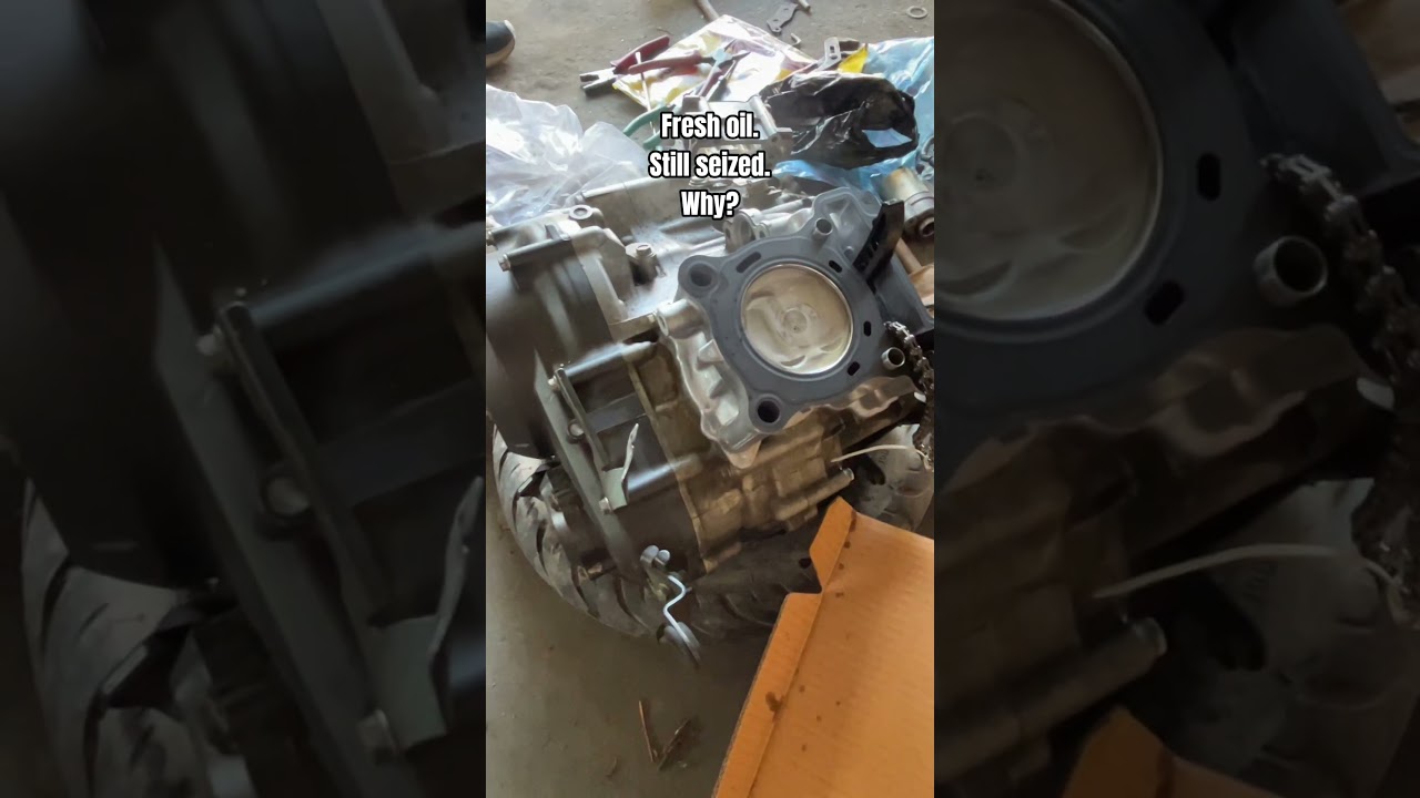 Oil changed. Engine seized in 3 days explain this. 🤯 