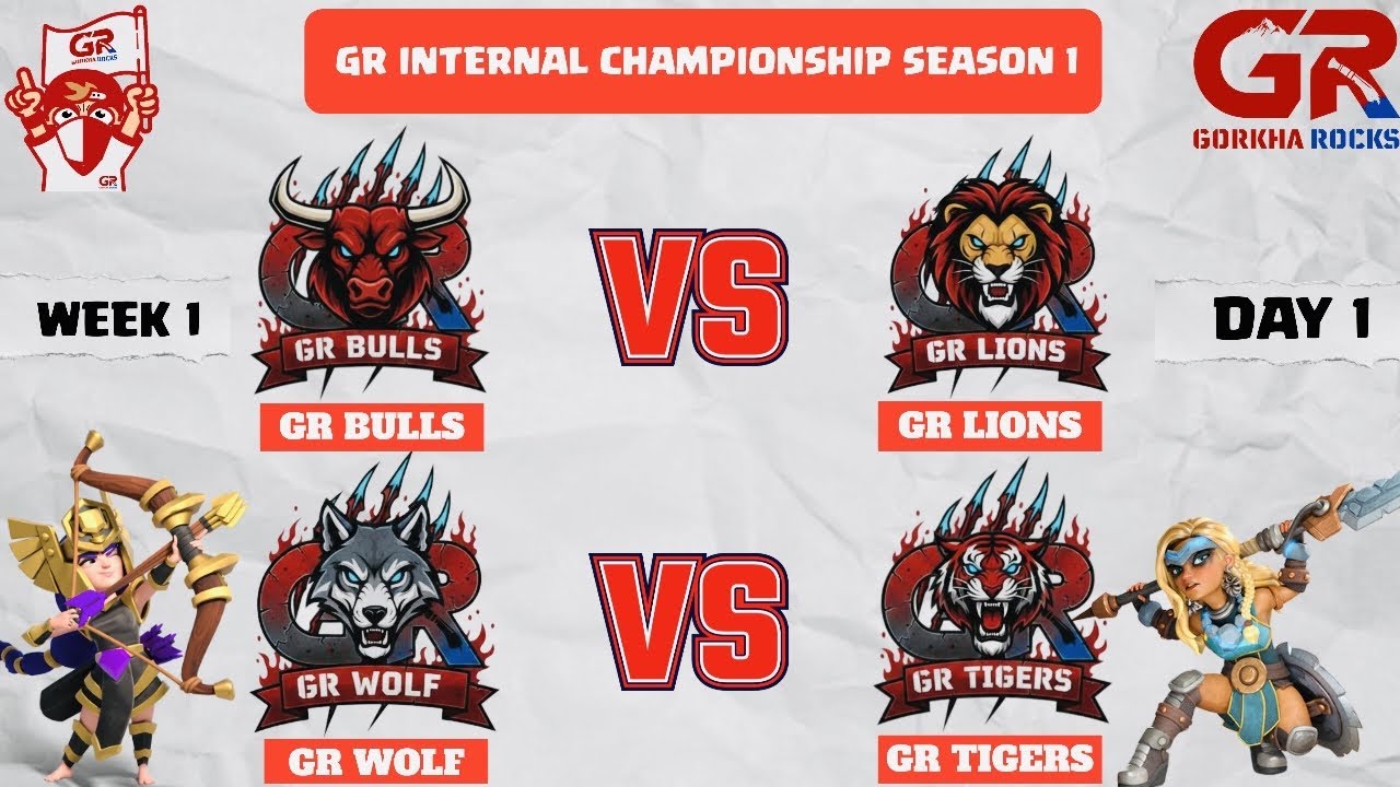 Gorkha Rocks Internal Championship Season 1 LIVE | CLASH OF CLANS |