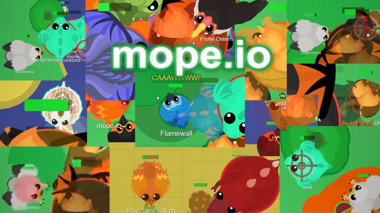 MOPE.IO EPIC KILL MONTAGE + silly moments