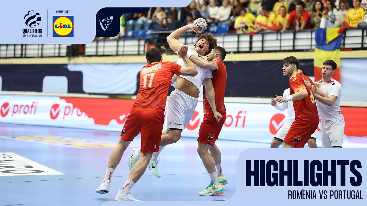 HIGHLIGHTS | Roménia x Portugal | Men's EHF Euro 2026 Qualifiers