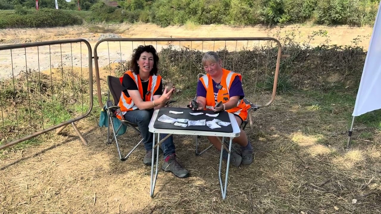 Neanderthal handaxes found on the Hills Quarry Products dig 2025 #tuskforce