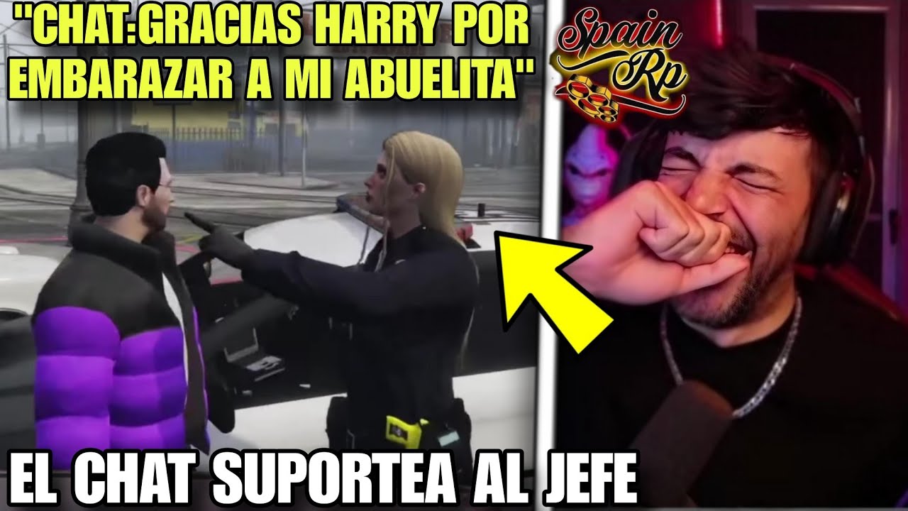 HARRY (NEXXUZ) SE ENCUENTRA CON KYLIE (CAROLINA) Y EL CHAT VA A SU CANAL PARA SUPORTEAR AL JEFE 😎😂