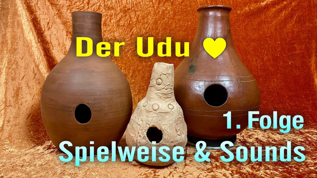 Udu spielen lernen 🧡 Video Serie / Folge 1 Unterschiedliche Sounds & Spielweise
