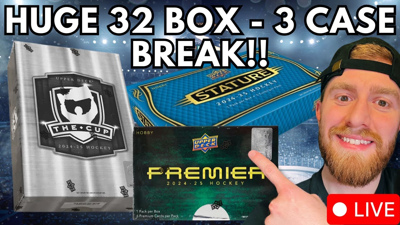 MASSIVE 32 BOX NHL Hockey Card Opening!! The Cup, PREMIER, and Stature!!