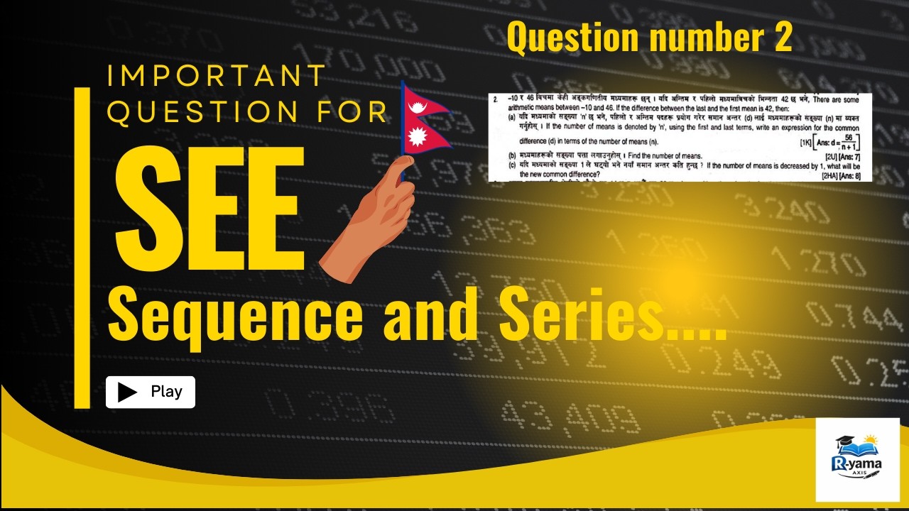 Important Question 2 - SEQUENCE AND SERIES
