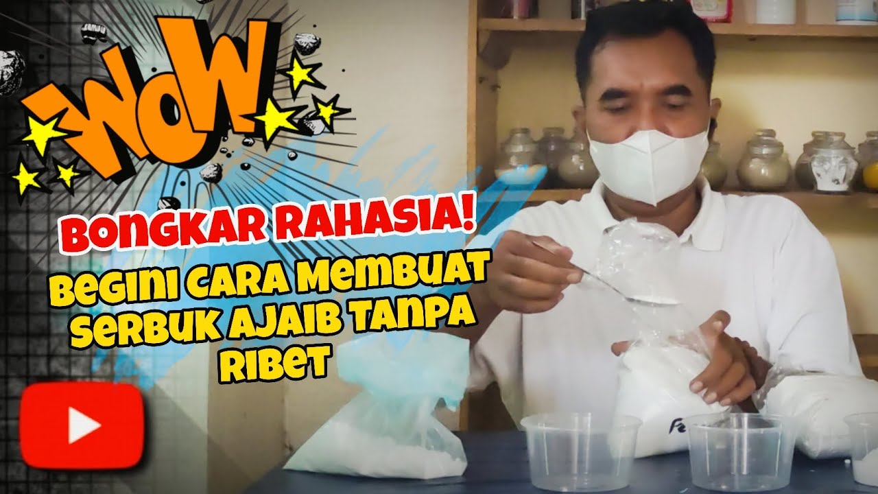 Ini Triknya! Cara Membuat Serbuk Ajaib yang Multifungsi dan Anti Gagal I PAIJO TUTORIAL CHANNEL
