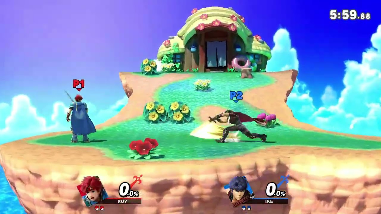 Roy(me) vs Ike(online player) 2 #gaming #explore #nintendoswitch #smashultimate #smashultimate