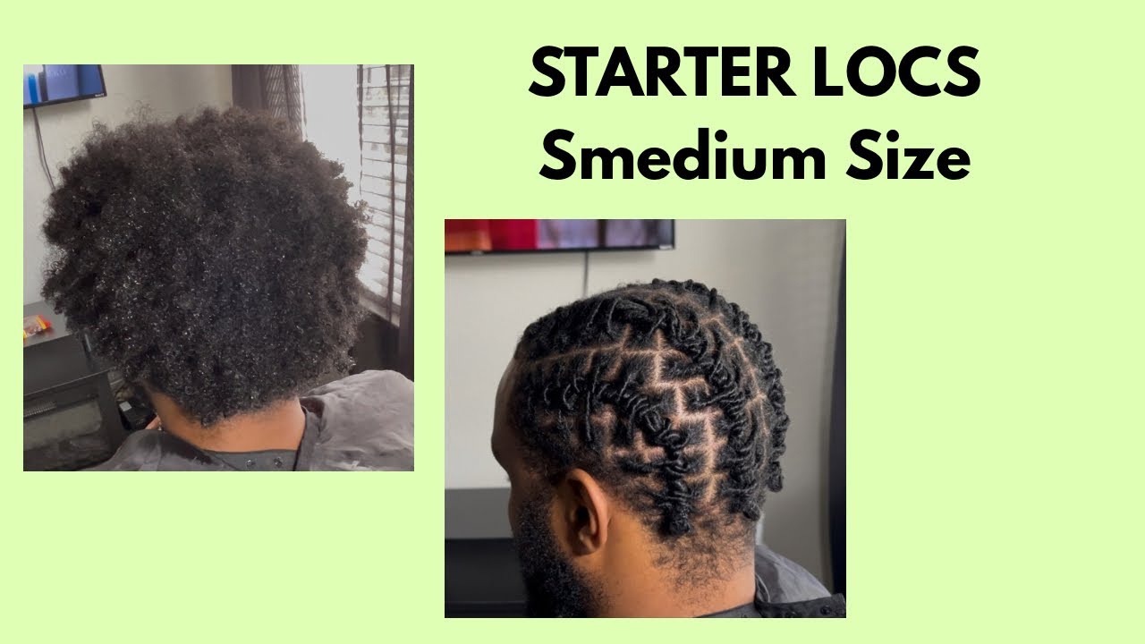 Starter Locs Tutorial | Smedium Locs ✨