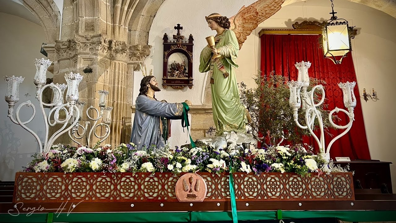 Martes Santo. Procesión del Encuentro. Cofradía de la Oración en el Huerto y María Magdale