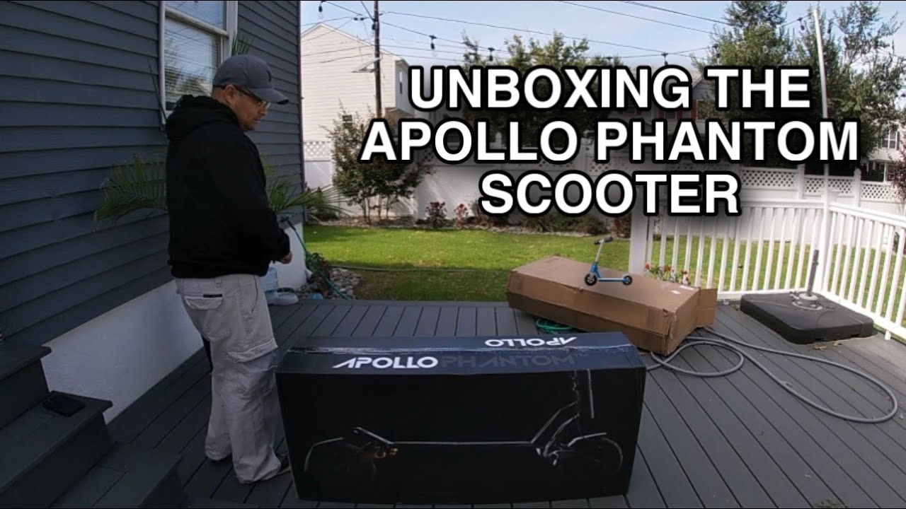UNBOXING APOLLO PHANTOM V3 SCOOTER | 60MPH
