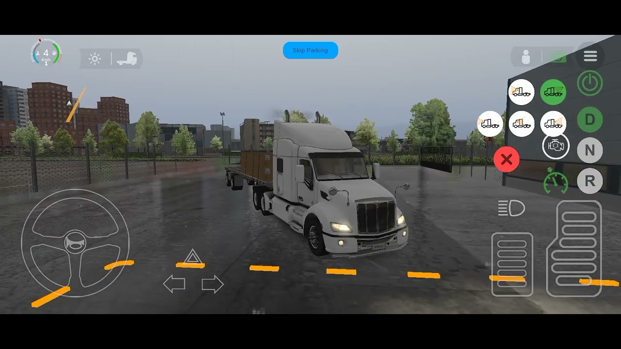 Tengo dificultades para parquer el Peterbilt 😃😜