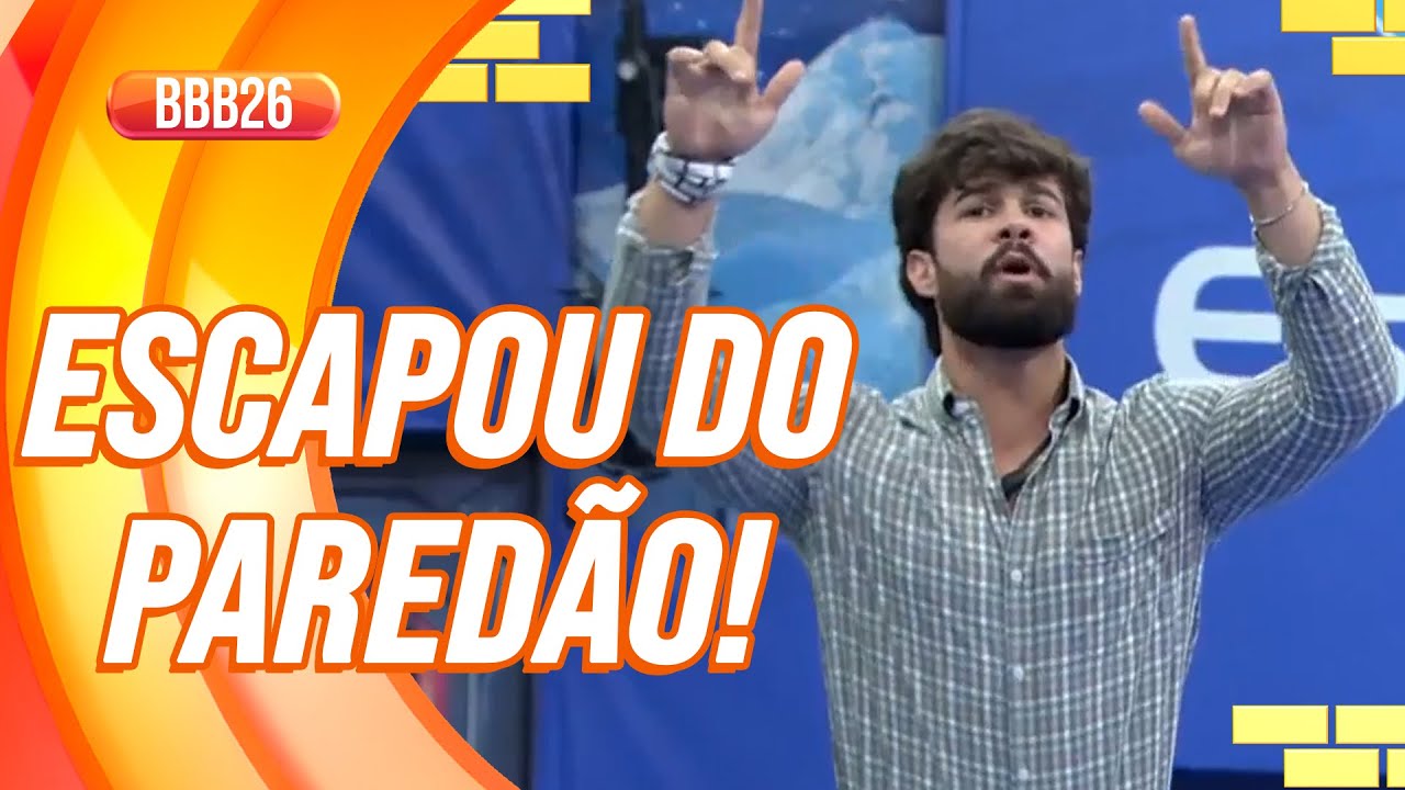 Paulo Augusto VENCE a prova BATE E VOLTA e  est&aacute; fora do PARED&Atilde;O! ⚡ | BBB 26