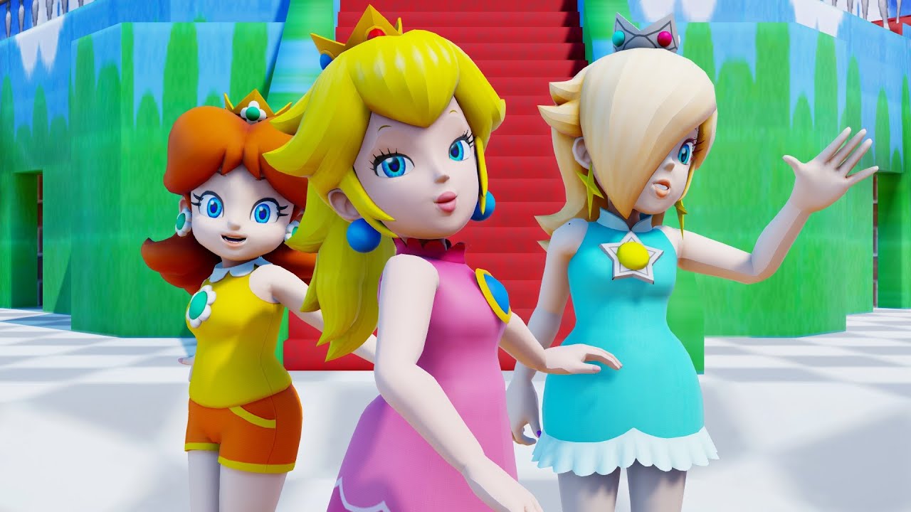 [MMDxMario] Romeo and Cinderella -Peach, Daisy, Rosalina-