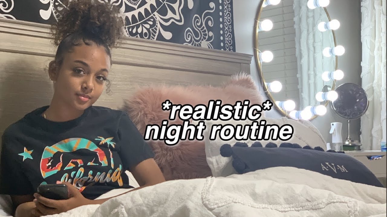 My Real School Night Routine 2021 *senior year* | LexiVee