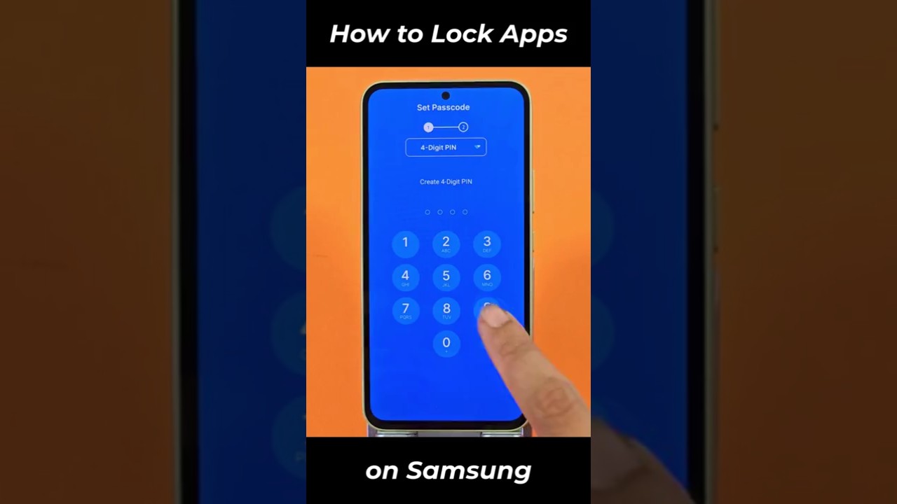 How to lock apps on Samsung phones #samsung #lockapps
