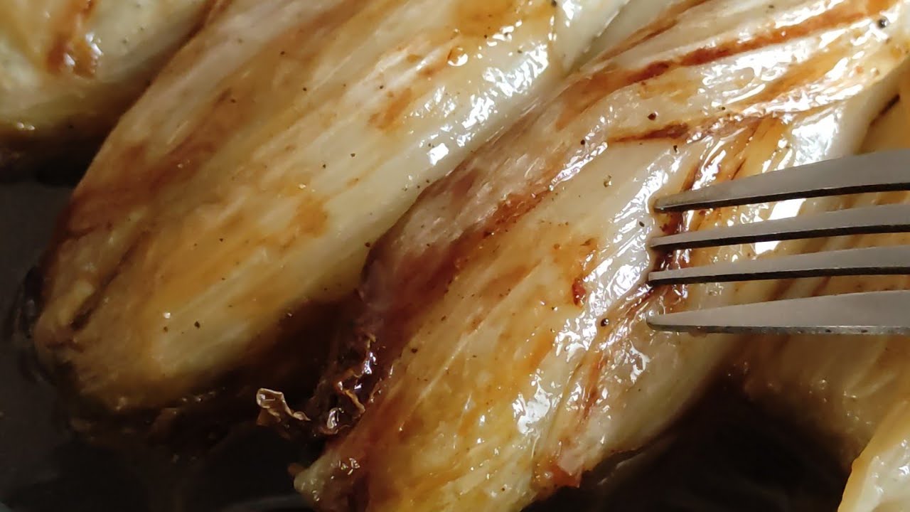 endives caramélisées au miel 😋😋