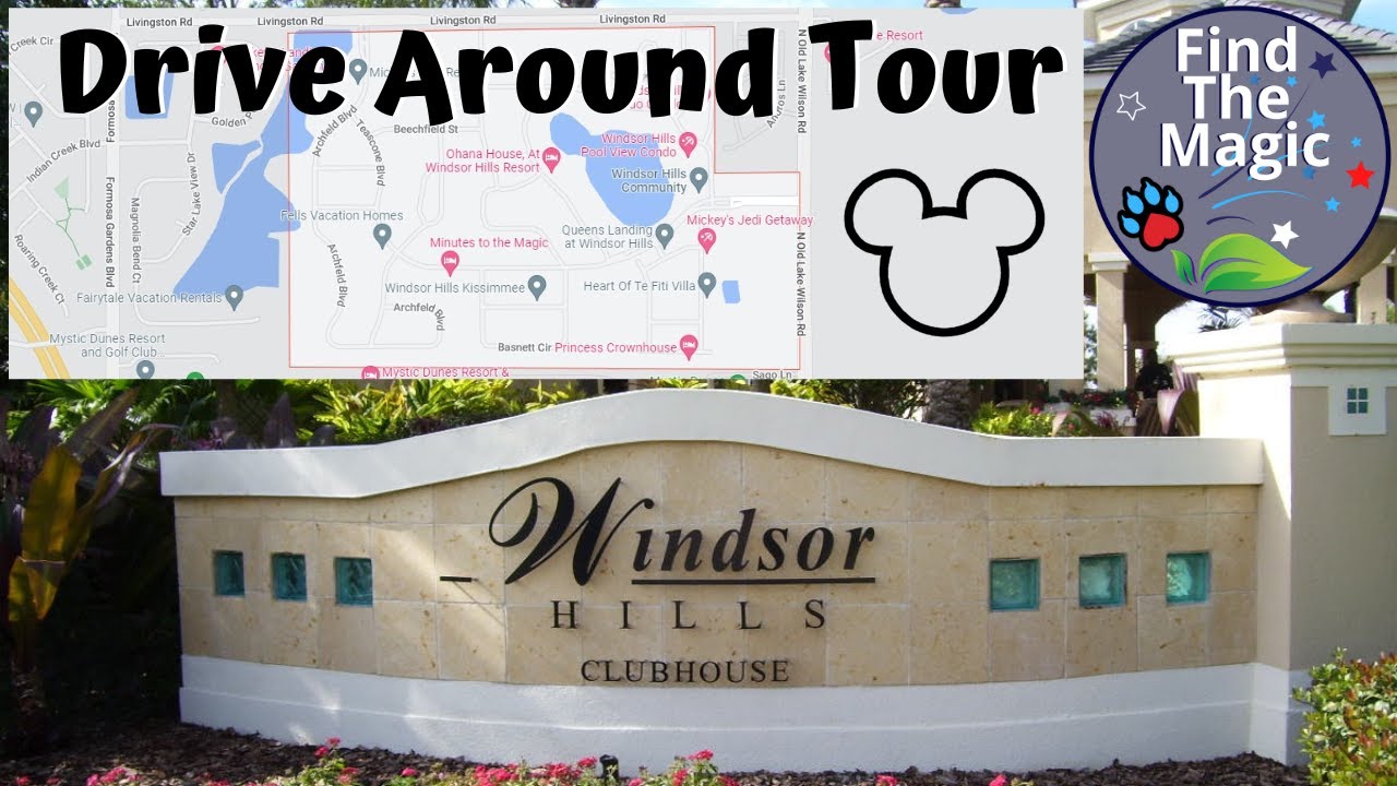 Windsor Hills Resort Orlando Florida Drive Around Tour