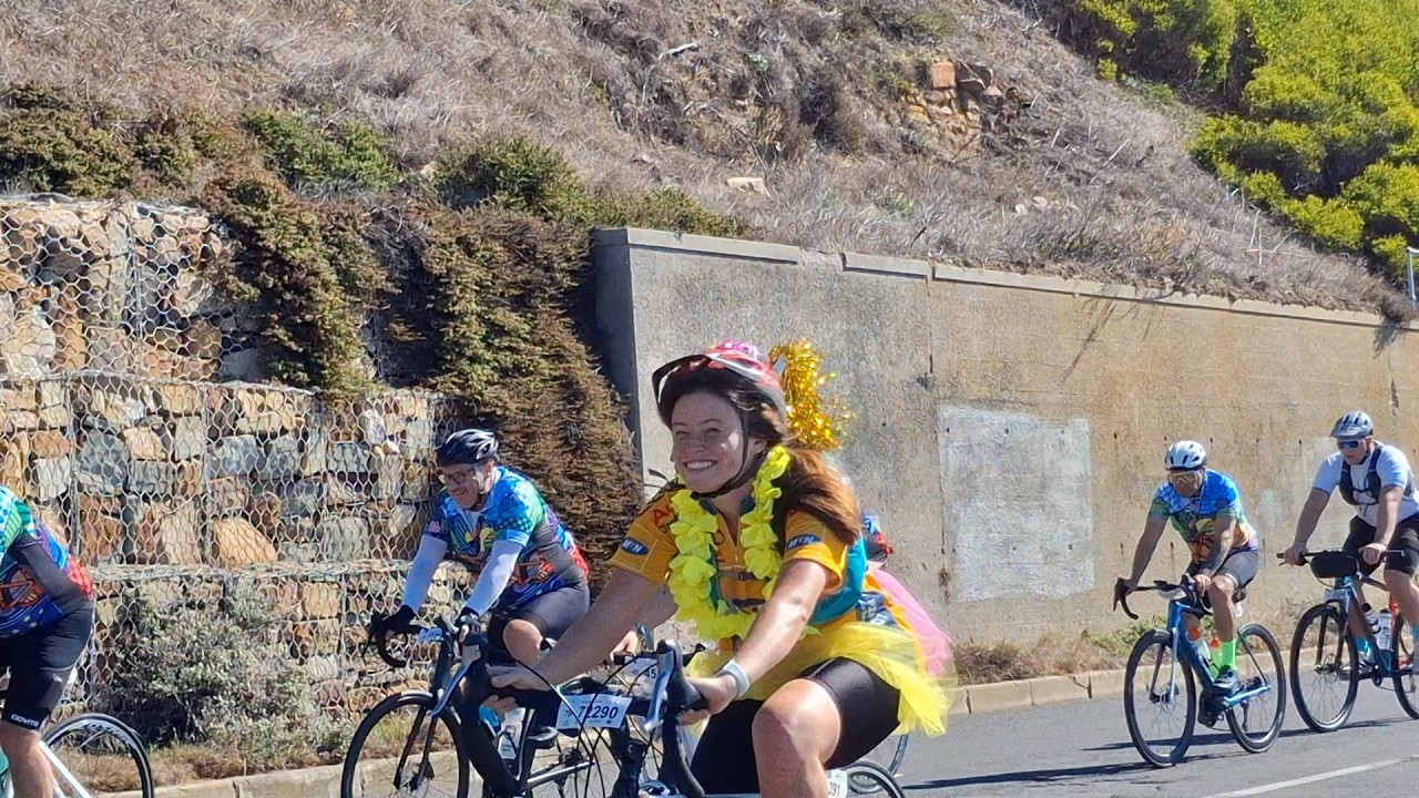 The 2026 Cape Town Cycle Tour from the quarry between Fish Hoek and Glencairn Part2