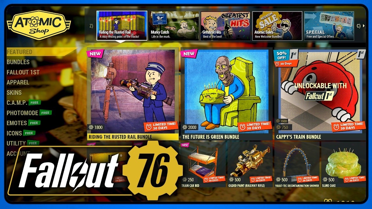 Atom Shop (July 07) - Fallout 76