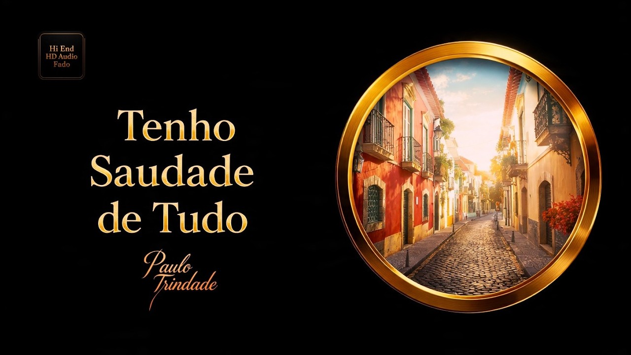 TENHO SAUDADE DE TUDO - Paulo Trindade (Fado de Raça 2026) | Voz de Elite 24-bit