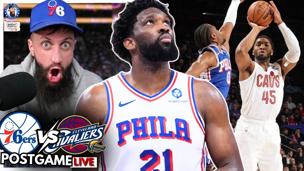 Sixers got COOKED by the Cavaliers and Donovan Mitchell!  Maxey got shut down!  Everybody sucked!
