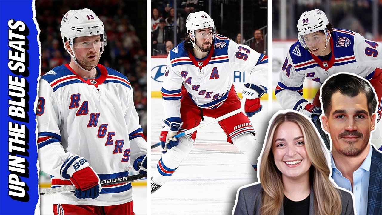 Rangers’ NEW LOOK Top Line is Finding Chemistry! | Up in the Blue Seats