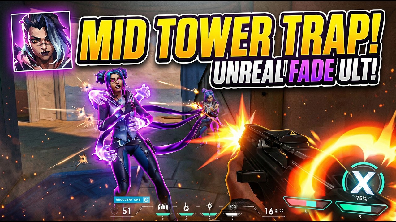 INSANE Mid Tower Trap! (Unreal Fade Ult) 🤯 | Valorant