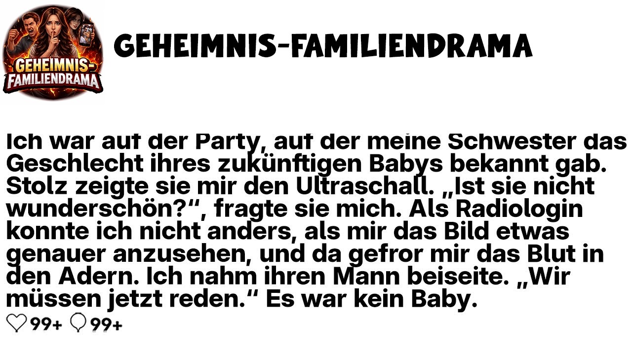 [KOMPLETT] Ich war auf der Gender-Reveal-Party meiner Schwester. Stolz gab sie mir den Ultraschall.