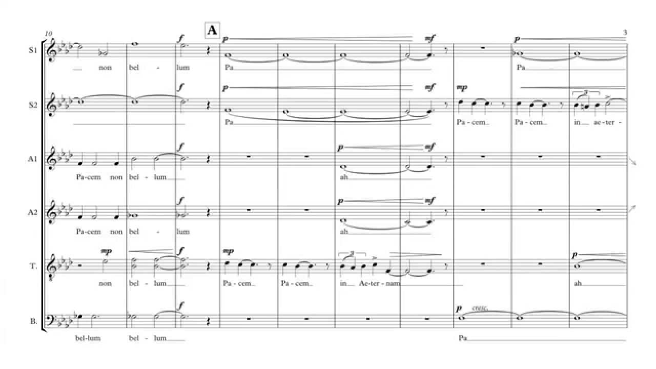 Pacem (SSATB)