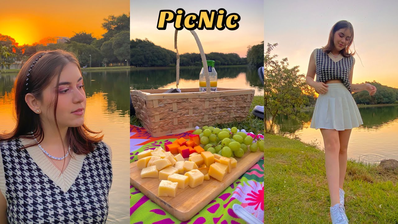 FIZ UM PIQUENIQUE (foi flop mas td bem)