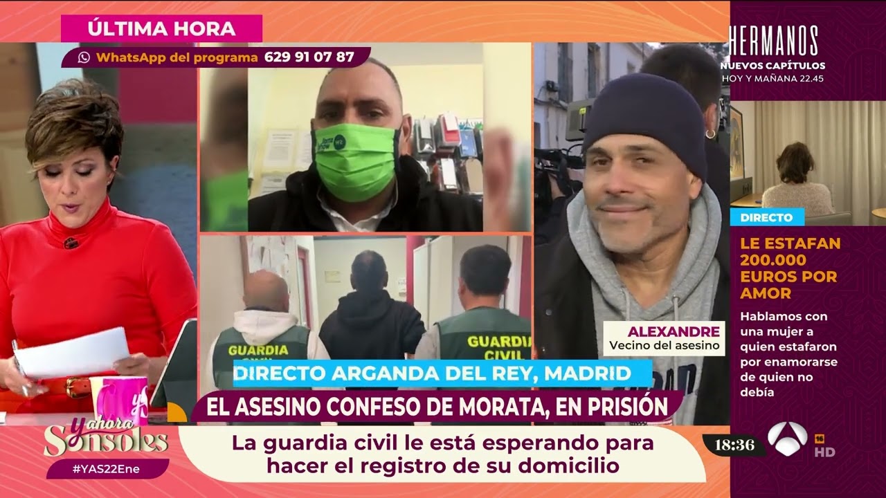 Arrestado el asesino confeso del triple crimen de Morata de Tajuña - Y ahora Sonsoles