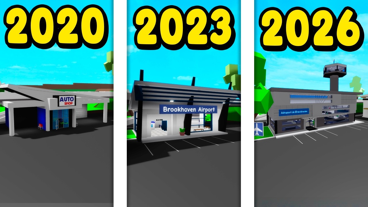 J'AI TESTÉ LES ANCIENS BROOKHAVEN SUR ROBLOX